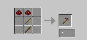 Redstone hoe craft