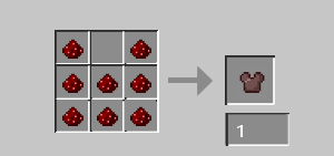 Redstone chestplate craft