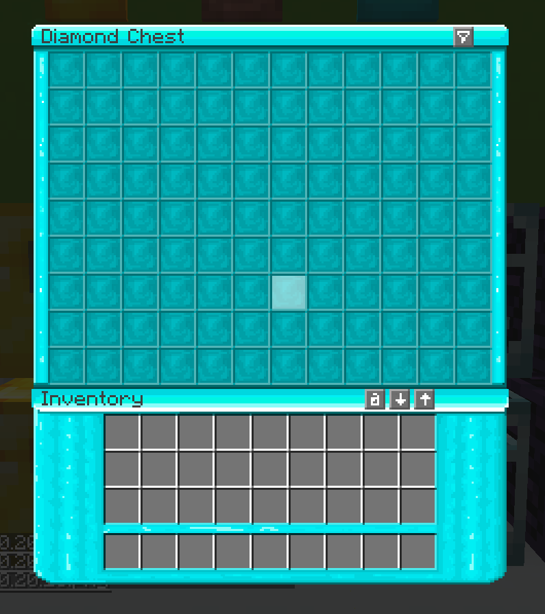 Diamond chest hud