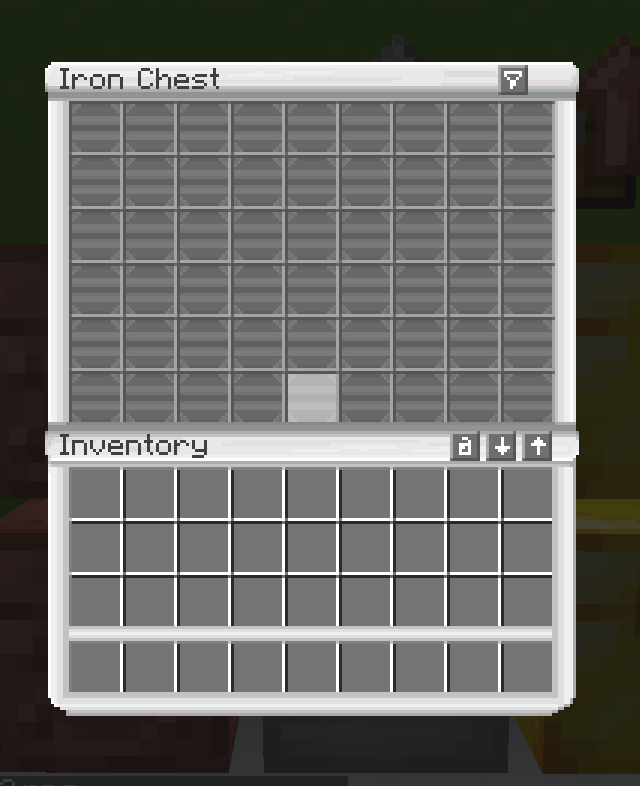 Iron chest hud