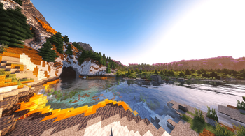 Yellowstone Lake & Undergound Cave