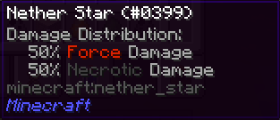 Nether Star Damage Distribution