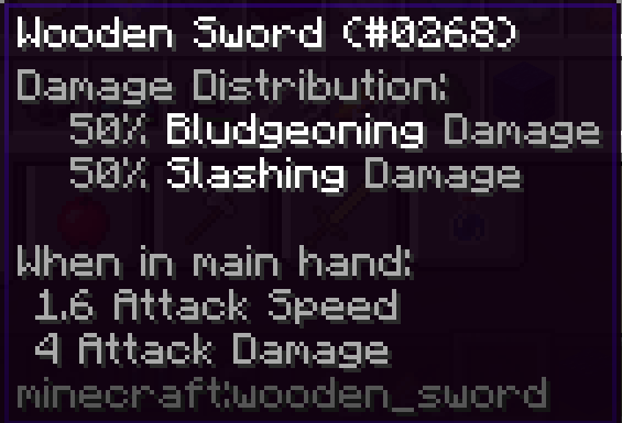 Wooden Sword Damage