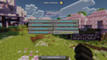 Admin Settings (v2)