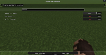 Ground Fire Settings