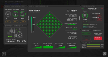 Reactor Control Interface