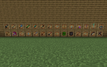 Some of the new tools and weapons