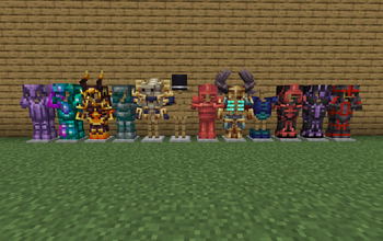 Some of the new armor sets