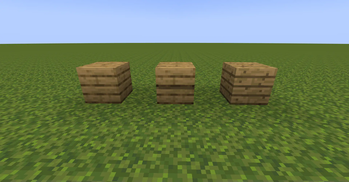 Oak Planks, Double Oak Slab, Double Petrified Oak Slab