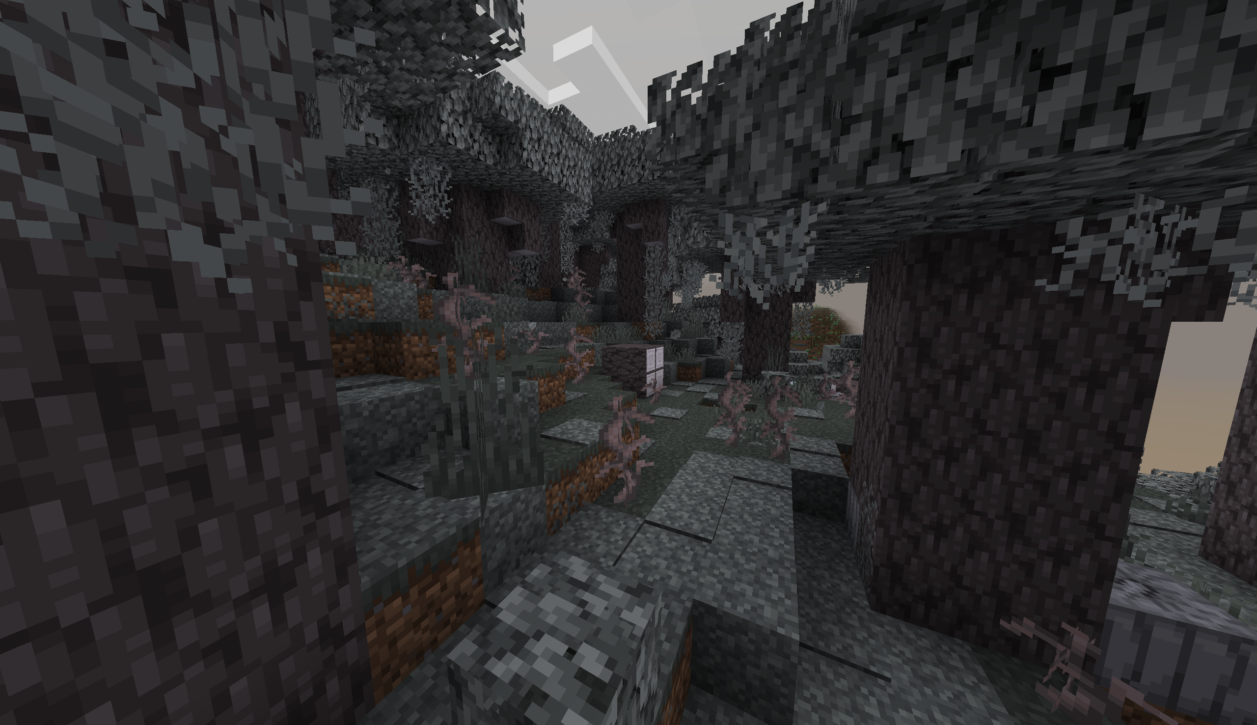 pale garden during day