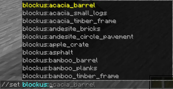 Auto-complete ItemsAdder custom blocks