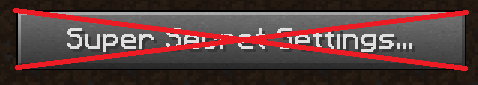 NoSuperSecretSettings