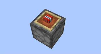 Dispenser facing down
