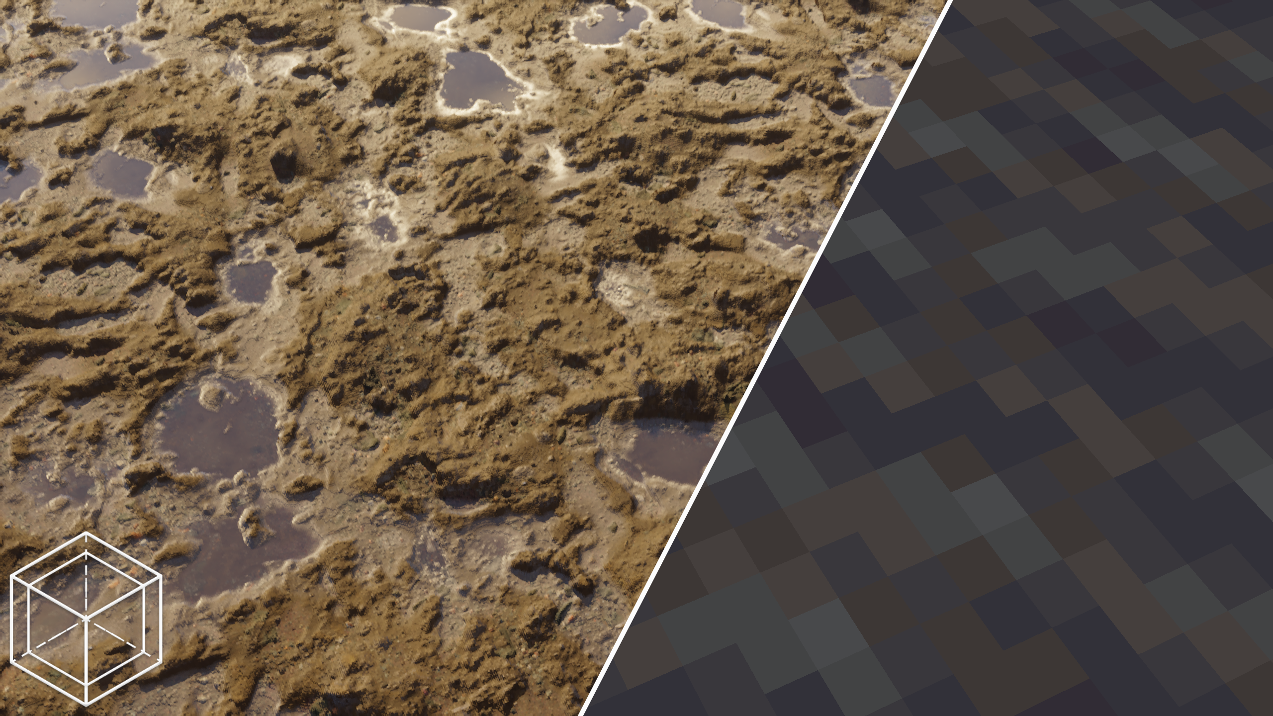 Mud block - Optimum Realism V/S Vanilla Minecraft