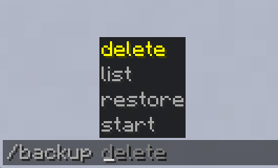 Example of all commands