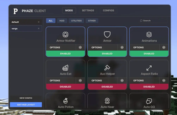 Phaze Client — screenshot 2
