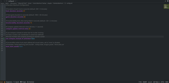 config.yml Settings