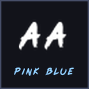 Pink Blue Font