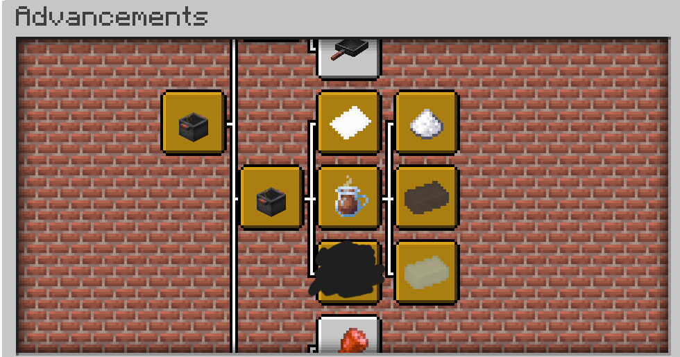 Advancement tab from Farmer's Delight