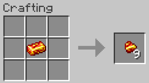 Crafting a Copler Oxide Nugget