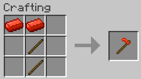 Crafting a Copler Hoe