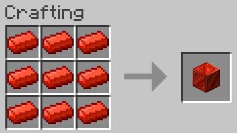 Crafting a Copler Block