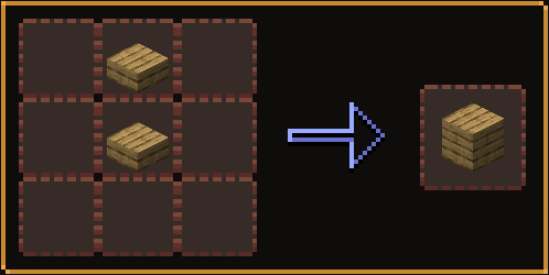Oak Slabs into Oak Planks