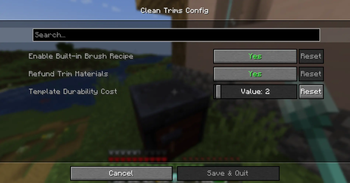 Config Screen