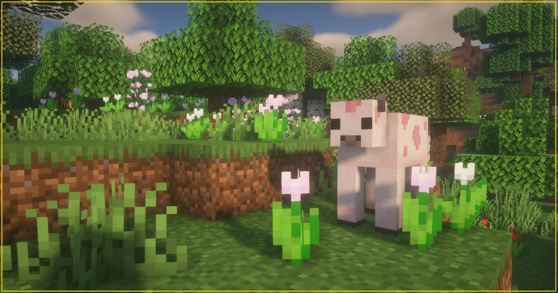 Strawberry cow in game!