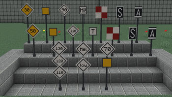 All train signs included (short and normal version)
