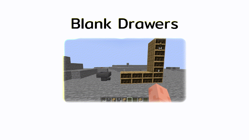 Blank Drawers