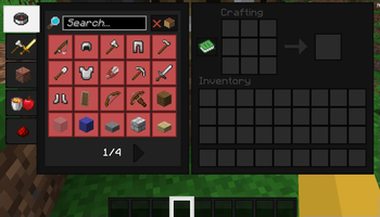 Example Crafting Table Gui