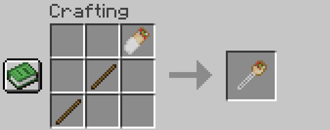 Kebab shovel crafting recipe