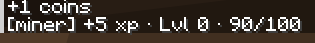 Chat with Money and XP