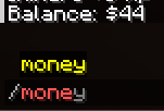 /money Command