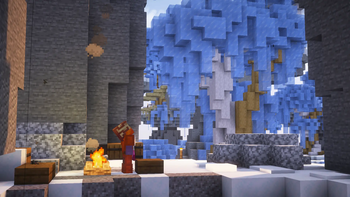 Warming up in the freezing canyon