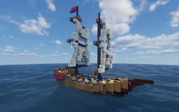 The new large pirate ship!