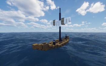 The new small pirate ship!