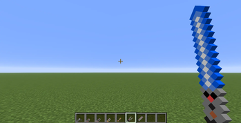 The Diamond Spear is now a blue lightsaber