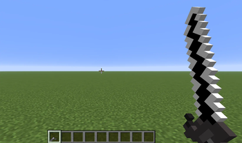 The Wood spear is now the Darksaber