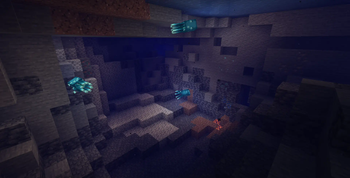 cave with glow squids