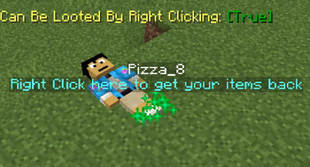 Can Be Looted By Right Clicking