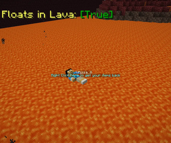 Floats in Lava