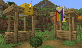Altered meeting spot in plains village
