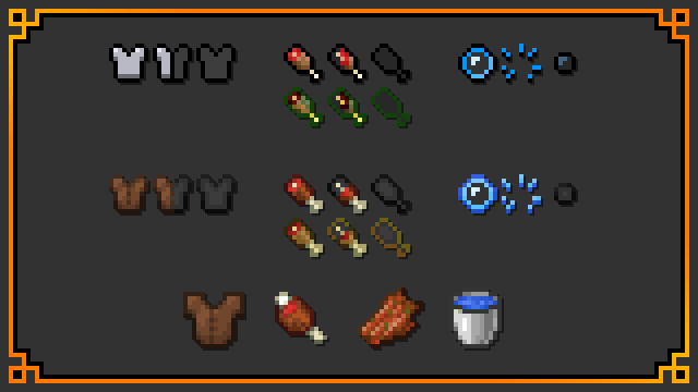 Recolored Survival Bars [Leather] screenshot 2