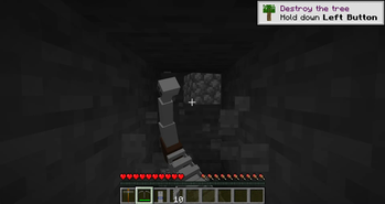 Bone Pickaxe Mining