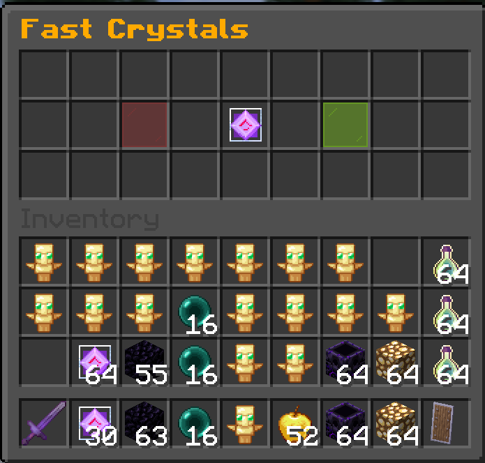 GUI (/fastcrystals)