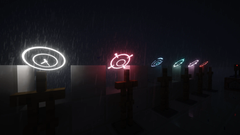 Halo in the Rainy Night(With Shader)