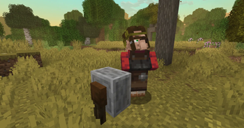 long haired woman toolsmith villager