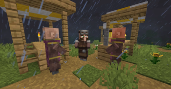 villagers of various looks discussing